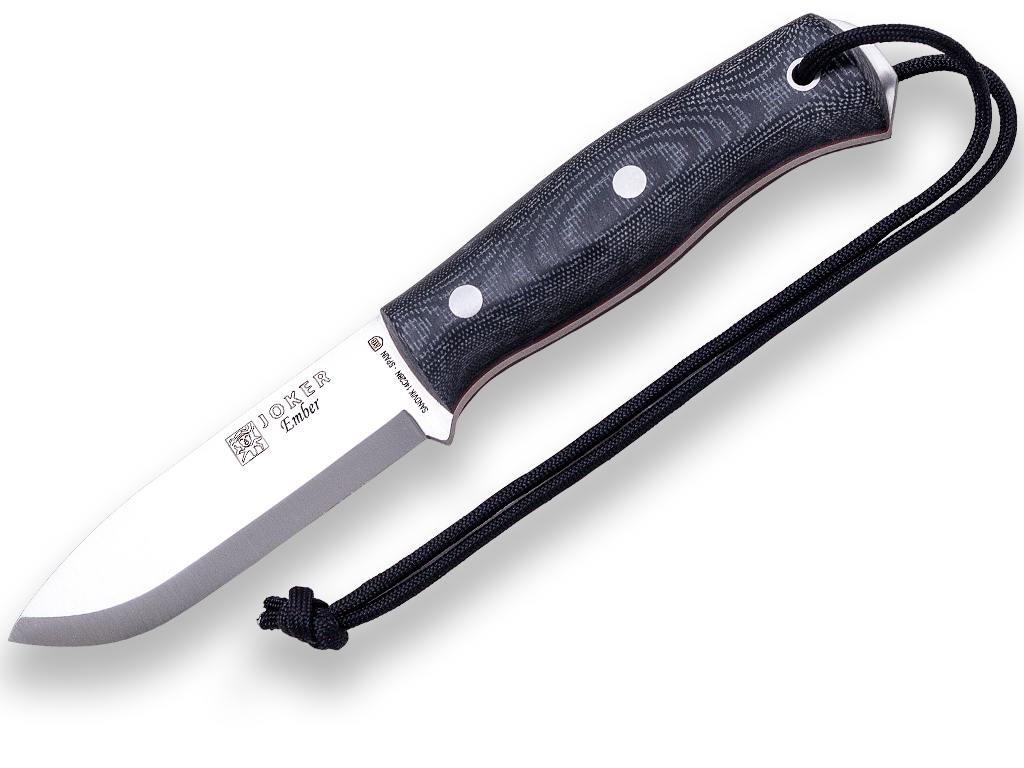 Micarta handle JOKER EMBER SCANDI bushcraft knife.