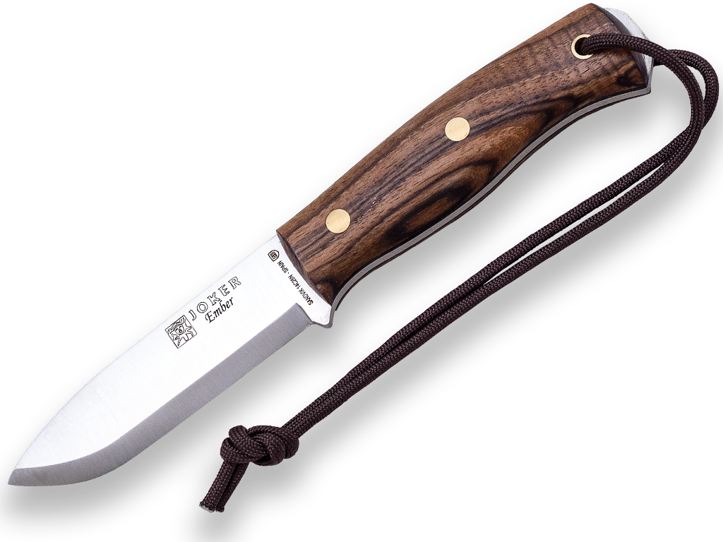 walnut handle JOKER EMBER SCANDI bushcraft knife