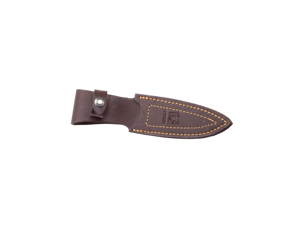 COUTEAU BUSHCRAFT JOKER PANTERA AVEC MANCHE BOIS D'OLIVIER ET LONGUEUR LAME 9,5 CM.