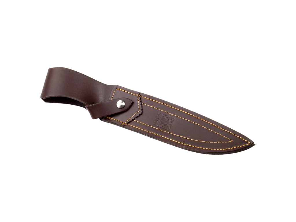 OLIVE WOOD HANDLE 17 CM STAINLESS STEEL BLADE HUNTING KNIFE