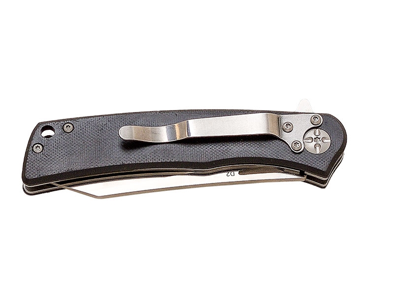 NAVAJA PUÑO G10 APERTURA CON RODAMIENTOS HOJA  D2, 9 CM