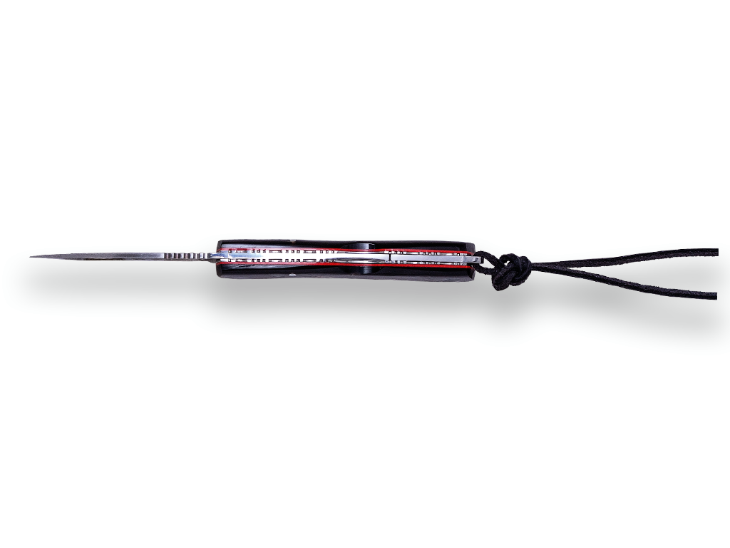 NAVAJA DEPORTIVA JOKER SERRANA, CON BLOQUEO LOCK BACK, HOJA 7 CM, ACERO INOX MOVA 1.4116 Y CACHAS DE CUERNO DE BUFALO.