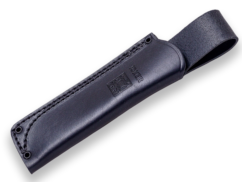 CUCHILLO BUSHCRAFT Y SUPERVIVENCIA JOKER BS9 URSUS. ACERO BÖHLER N695, MANGO CANVAS MICARTA, HOJA 10 CM. FUNDA VAQUETILLA INCLUIDA.