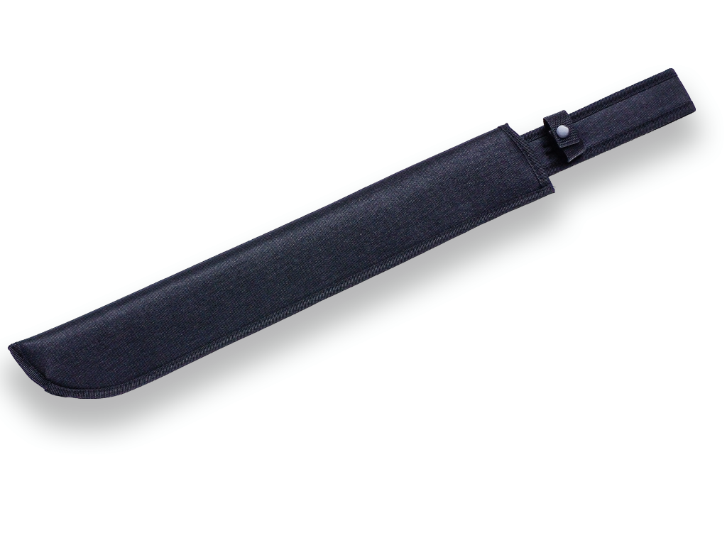 MACHETE 'BRASILEIRO' JKR, CON MANGO DE GOMA Y HOJA DE 46 CM. INCLUYE FUNDA DE NYLON