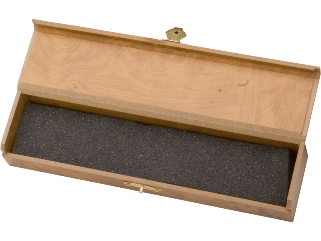 NAVAJA ALBACETEÑA CON VIROLA DE ALUMINIO Y CACHAS DE MADERA ROJA 6,5 CM.