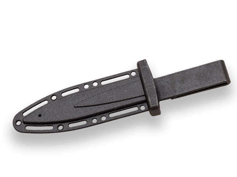 CUCHILLO PUÑO ABS HOJA DOBLE FILO 12 CM