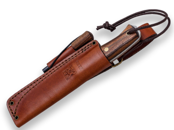 JOKER EMBER FLAT BUSHCRAFT AND SURVIVAL KNIFE WALNUT HANDLE Walnut handle JOKER EMBER FLAT bushcraft knife