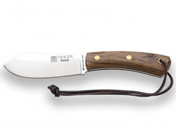 COUTEAU DE BUSHCRAFT JOKER NESSMUK , MANCHE EN BOIS DE NOYER ET FIRESTEEL