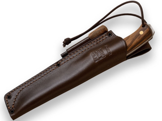 COUTEAU BUSHCRAFT JOKER NOMAD 6.5 AVEC FIRESTEEL BOIS DE NOYER