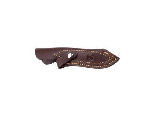 COUTEAU OUTDOOR AVEC MANCHE BOIS ROUGE ET LONGUEUR LAME 10 CM