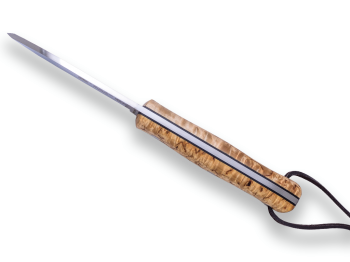 CUCHILLO BUSHCRAFT Y SUPERVIVENCIA JOKER BS9 NÓRDICO CON FERROCERIO MANGO DE ABEDUL RIZADO