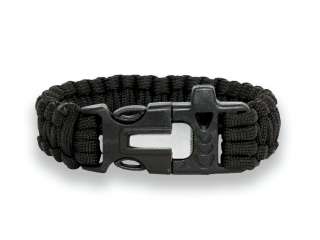 BRACELET DE SURVIE PARACORD AVEC ALLUME FEU ET SIFFLET