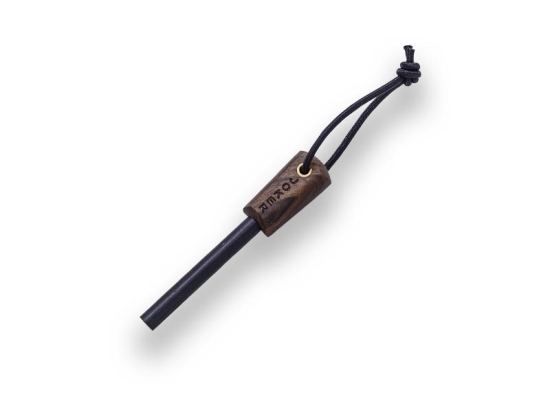 COUTEAU BUSHCRAFT JOKER NOMAD 6.5 AVEC FIRESTEEL BOIS DE NOYER